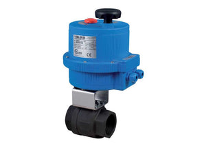 1" Bonomi 8E0127-00 - Ball Valve, 2-way, 2-piece, Carbon Steel, FNPT Threaded, Full Port, with Electric Actuator