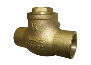 1" Red White Valve 247AB - Lead Free, Brass, Swing Check Valve