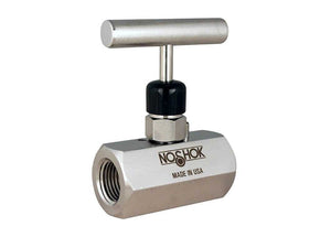 1/2" NOSHOK 404-FFS - Stainless Steel, Hard Seat, Needle Valve