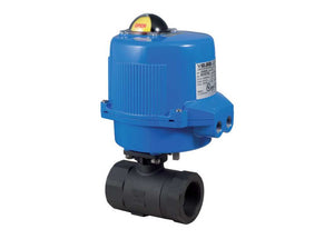 1/4" Bonomi M8E3000-00 - Ball Valve, 2-way, 2-piece, Carbon Steel, FNPT Threaded, Full Port, with Metal Electric Actuator