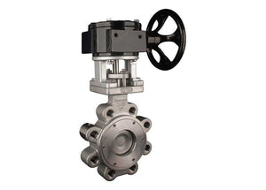 2" Bonomi G9101- High Performance Butterfly Valve, Lug Style, CF8M Stainless Steel Body, CF8M Stainless Steel Disc, RTFE Seat, Gear Operated