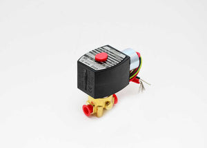 ASCO 8262 Series - 1/8" - 1/4" NPT, Brass, Normally Closed, 2 Way, NBR Seal, Solenoid Valve