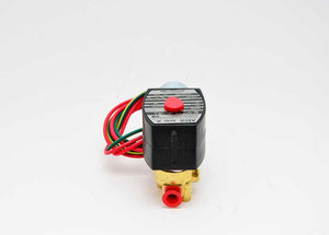 ASCO EF8262H202-120/60 - 1/4" NPT, Brass, Normally Closed, 2 Way, NBR Seal, Solenoid Valve