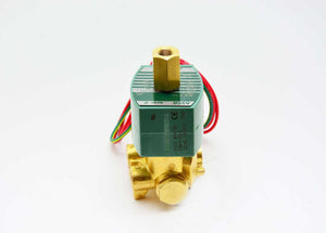 ASCO EF8345G001-120/60 - 1/4" NPT, Brass,  4 way, NBR Seal, Solenoid Valve