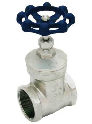 AVCO 1226 Series Gate Valve, Full Port, 316 Stainless Steel Body, NPT, Screwed Bonnet - Non-Rising Stem