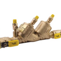 Apollo 4ALF-100-A2F, Bronze, Backflow Preventer, Double Check Valve Assembly with Ball Valves, Lead Free