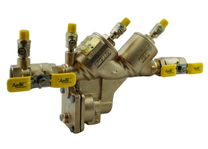 Apollo 4ALF-203-A2F - 1/2", Bronze, Backflow Preventer, Reduced Pressure Zone (RPZ) Assembly w/ Ball Valves, Lead Free