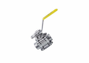 Apollo 86B-100 Series - 3-Piece, Full Port, Stainless Steel, Class 600, NPT, Ball Valve