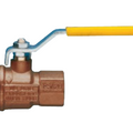 Bonomi 171S LF Ball Valve, Full Port, Lead-Free Brass, Stainless Steel Ball and Stem, FNPT Threaded, with Lever Handle