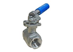 Bonomi 2200 SRL - 2-Way, Stainless Steel, Ball Valve with Deadman Handle