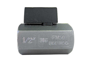 Bonomi 380S Series - Ball Valve, Stainless Steel, Standard Port, FNPT Threaded, Manually Operated