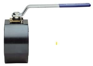 1-1/4" Bonomi 722V17 Ball Valve, Wafer Style, Full Port, Carbon Steel, ANSI Class 150 Flange