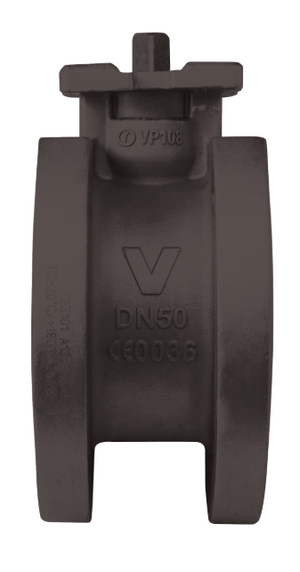 Bonomi 724101 Ball Valve, Wafer Style, Direct Mount, Full Port, Carbon Steel, ANSI Class 150 Flange