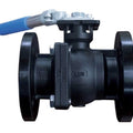 Bonomi 766001 SRL Series - Ball Valve, Split Body, Carbon Steel, Full Port, Flanged, Deadman Spring Lever Handle