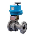 Bonomi 8E761030-00 Series - 2 Way, Stainless Steel, Full Port, Flanged, Ball Valve with Valbia Electric Actuator