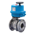 Bonomi 8E766000-00 Series - Ball Valve, Fire Safe, 2 Piece, 2 way, Stainless Steel, Flanged, Full Port, with Electric Actuator