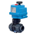 Bonomi 8EPVCBV2-00 Series - Ball Valve, 2-way, PVC, Full Port, with with Electric Actuator