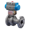 Bonomi 8P761030 Series - 2 Way, Stainless Steel, Full Port, Flanged, Ball Valve with Double Acting Actuator