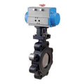 Bonomi SR8101 Series - Butterfly Valve, High Performance, Lug Style, Carbon Steel, with Spring Return Pneumatic Actuator