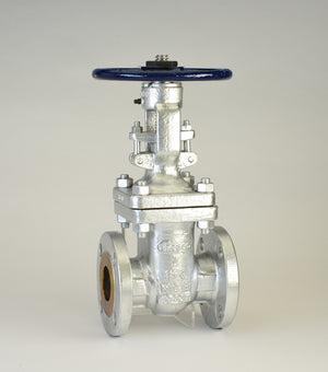 Chicago Valve Series 214, 8" Cast Steel Gate Valve, 150# Flanged, API 600 OS&Y