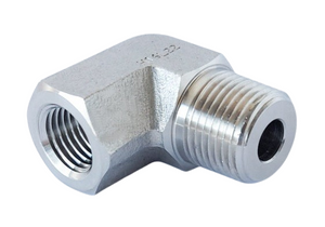 Comfit Reducing Street Elbow, MNPT x FNPT, 316 Stainless Steel