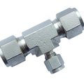 Comfit Reducing Union Tee, ODT x ODT x OD, 316 Stainless Steel