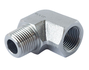3/8" MNPT x FNPT Comfit Street Elbow, 316 Stainless Steel