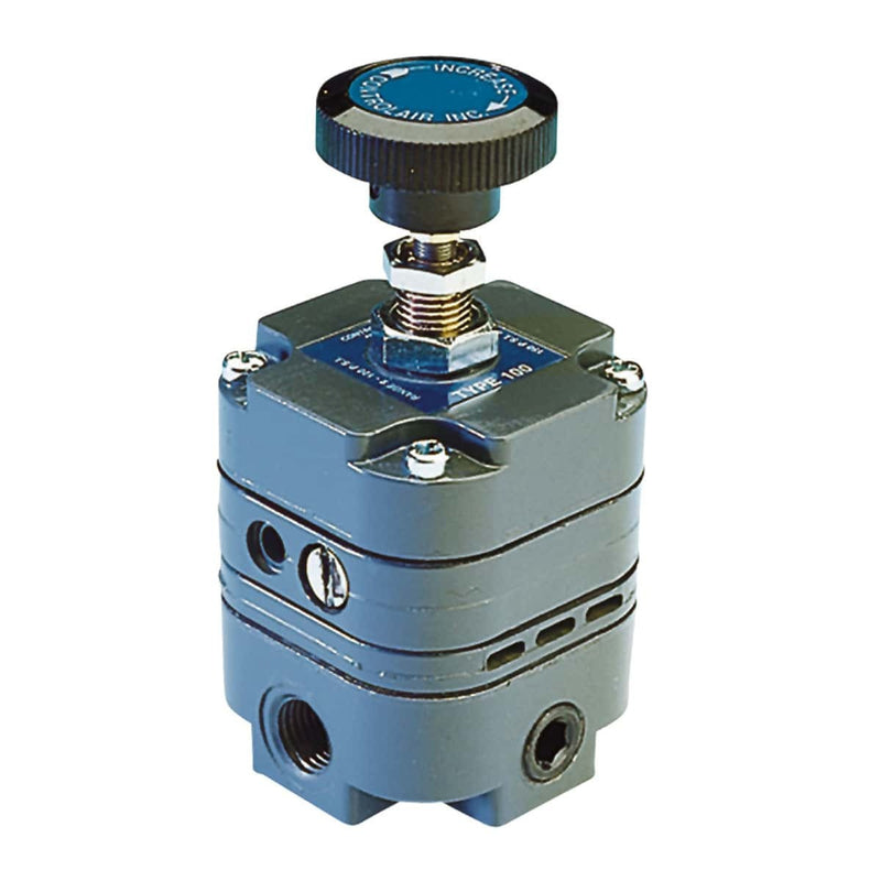 ControlAir Type 100 Series Precision Air Pressure Regulator, 429-808-018, 100-ACU, 2 - 120 Psi (0.14 - 8.3 Bar), 1/8