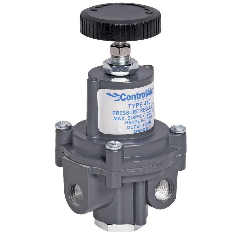 ControlAir Type 410 Series High Precision Pressure Regulator, 429-841-453, 410-BBN, 0 - 10 Psig (0 - 0.7 Bar), 1/4