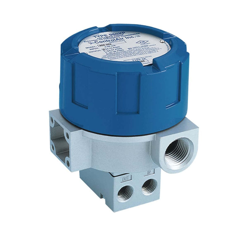 ControlAir Type 950XP Series Explosion-Proof I/P Transducer, 429-890-226, 950-AFAE, 4 - 20 mA, 0 - 33 Psi (0 - 2.2 Bar), Field Selectable Outputs, Natural Gas
