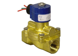 GC Valves S211GH02K4CG1 - 3/8" NPT, Brass, Normally Closed, 2-Way, Viton Seal, 5/8" Orifice, 120 VAC, NEMA 4/4X, Solenoid Valve