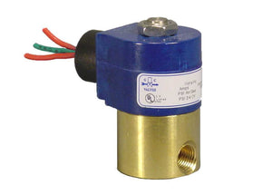 GC Valves S301XH02N8BD7 - 1/4" NPT, Brass, Normally Closed, 2-Way, Nitrile Seal, 5/32" Orifice, NEMA 4/4X, Solenoid Valve