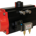 Jomar Valve JV Series, Spring Return Pneumatic Actuator Ball Valve