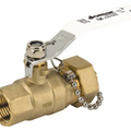 Jomar Valve T-100HFG Series, 2 Piece, Full Port, Dezincification Resistant Lead-Free Brass, FNPT x 3/4
