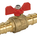 Jomar Valve T-422G T-Handle Series, 2 Piece, Standard Port, Dezincification Resistant Lead-Free Brass, Expansion Pex Connection, Stainless Steel Ball & Stem, T-Handle, 400 WOG Ball Valve