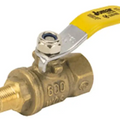Jomar Valve T-83CG Series, 2 Piece, Full Port, Dezincification Resistant Lead-Free Brass, Threaded, Stainless Steel Ball & Stem, 600 WOG Mini Ball Valve