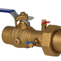 Jomar Valve Terminator B Series, Manual Balancing Valve, Quarter Turn, Fixed Orifice, Brass, Soldered Ends, 600 WOG
