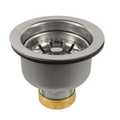 Jomar Valve 300 Series Stainless Steel SS-306B, Designer Series: Snap-N-Loc Basket Strainer, Brass Locknut