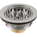 Jomar Valve Chrome Plated Brass SS-304, Designer Series: Twist-N-Loc Basket Strainer
