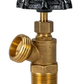 Jomar Valve T-621 Series, Boiler Drain, Brass, MNPT Connection, 125 WOG