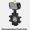 Max-Air 051-262-D82*H-MA - Lug Style Butterfly Valves, Double Acting Pneumatic, Epoxy Coated Ductile Iron Body, Ductile Iron Nickel Plated Disc, EPDM Seat