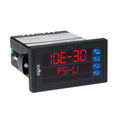 NOSHOK IDE30 Series Intelligent Line Powered Panel Meter, IDE30-A-2-1-4, Analog, 12-24 VDC/VAC, 0.6 in High, Dual Line, 6 Digits, Red LED, 2 Relays & 4-20 mA output