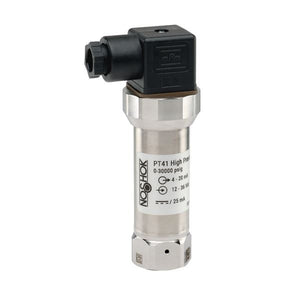 NOSHOK PT41 Series High Pressure Fixed Range Pressure Transmitter PT41-100000psig-2-2-6-16, 0 to 100000 psig, 0 VDC to 5 VDC, 3-Wire, ±0.25% Span, 1/2 NPT Conduit With 3 Ft Cable