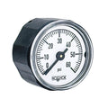 NOSHOK 100 Series Acrylonitrile Butadiene Styrene (ABS) & Steel Case Dry Pressure Gauges, 10-110-60-psi, 1