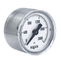 NOSHOK 100 Series Acrylonitrile Butadiene Styrene (ABS) & Steel Case Dry Pressure Gauges, 15-110-2000-psi-SSC, 1-1/2