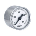 NOSHOK 100 Series Acrylonitrile Butadiene Styrene (ABS) & Steel Case Dry Pressure Gauges, 15-110-800-psi-SSC, 1-1/2