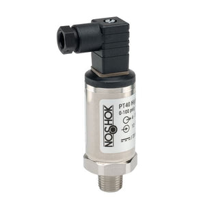 NOSHOK PT40 Series High Accuracy Fixed Range Pressure Transmitter PT40-10000PSIG-1-5-8-7, 0 to 10000psig, ±0.25% of span, 0 Vdc to 10 Vdc, 3-wire, 1/2 NPT male, DIN form C
