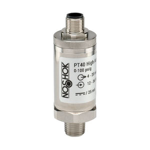 NOSHOK PT40 Series High Accuracy Fixed Range Pressure Transmitter PT40-10000PSIG-2-5-45-25, 0 to 10000psig, ±0.125% of span, 0 Vdc to 10 Vdc, 3-wire, 7/16-20 male SAE J514 FIG 34B (non-adjustable), M12 x 1 4 pin