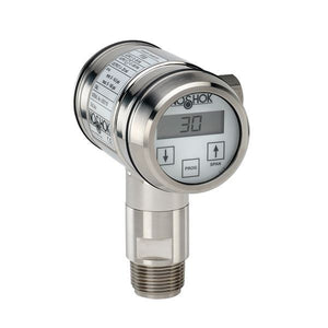 NOSHOK PTI30 Series High Accuracy Intelligent Industrial Pressure Transmitter PTI30-5PSIG-1-1-73-71-TC, Min. span 1.45 psi, max. span 5.8 psi, 1 MNPT Flush, PG9 Cable Gland, Transparent Cover
