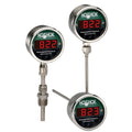 NOSHOK 820 Series Digital Temperature Indicators, 820-1-1D-48-32/300-48-080-6, Bottom Connection, 0.22%, 4 to 20 mA, Downscale Burnout, 1/2